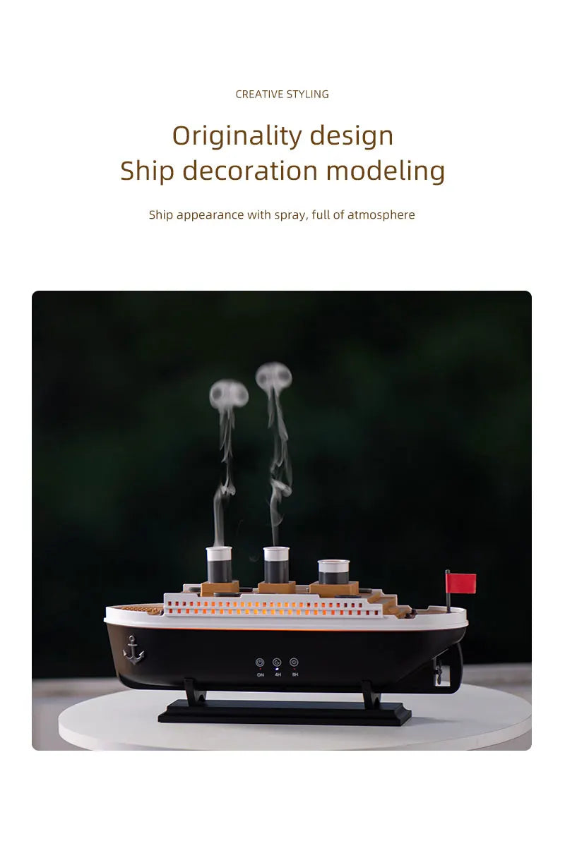 Titanic Ship Model Aroma Air Humidifier