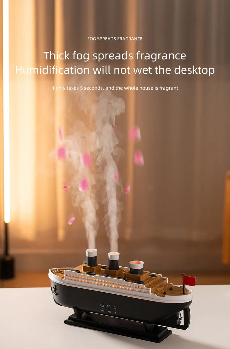 Titanic Ship Model Aroma Air Humidifier