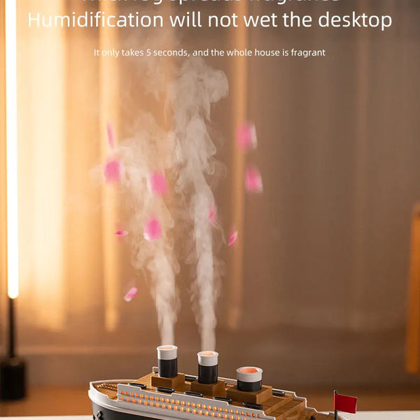 Titanic Ship Model Aroma Air Humidifier