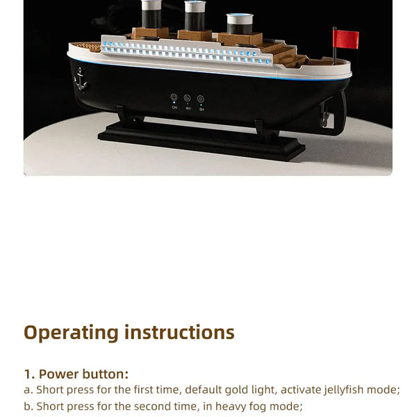 Titanic Ship Model Aroma Air Humidifier